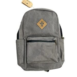 Revelry Gray smell proof water resistant Backpack NWT